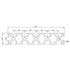 30150 T Slot Anodizing Extruded Aluminum Profile