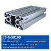 50100 8mm T-slot Anodizing Extruded Aluminum Profiles