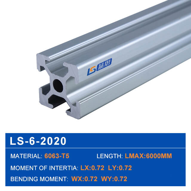 2020 T Slot Aluminium Alloy Extrusion Profiles