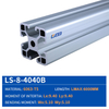 4040B T Slot Anodizing Extruded Aluminum Profile 