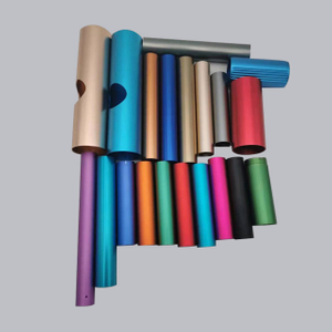 Colored Anodized Aluminum Extrusion Pipe Aluminum Round Tube