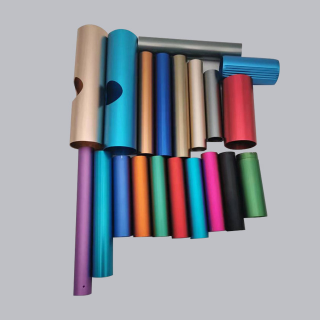 Colored Anodized Aluminum Extrusion Pipe Aluminum Round Tube