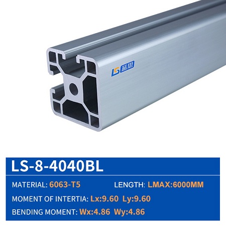 4040BL T Slot Extruded Aluminum Profile 