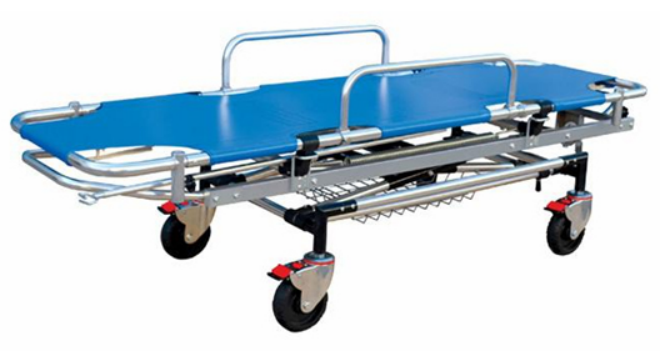 Aluminum alloy folding stretcher